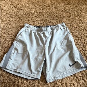 Nike Men's Light Gray Athletic Shorts